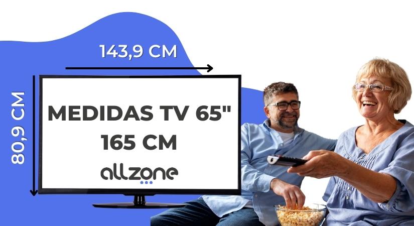 Medidas televisor 65 pulgadas