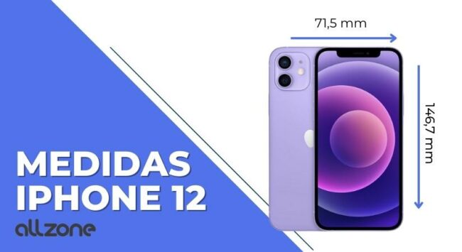 Medidas iPhone 12 Medidas iPhone 12
