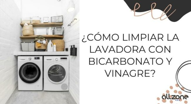 ¿Cómo limpiar la lavadora con bicarbonato y vinagre?
