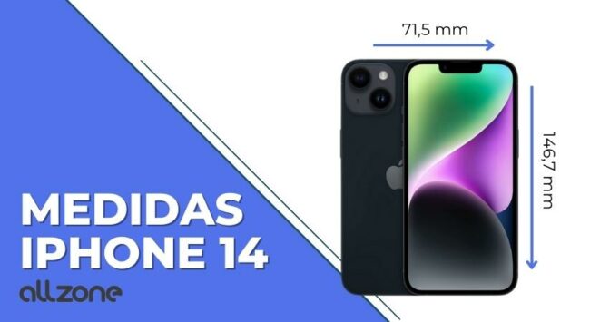 Medidas iPhone 14