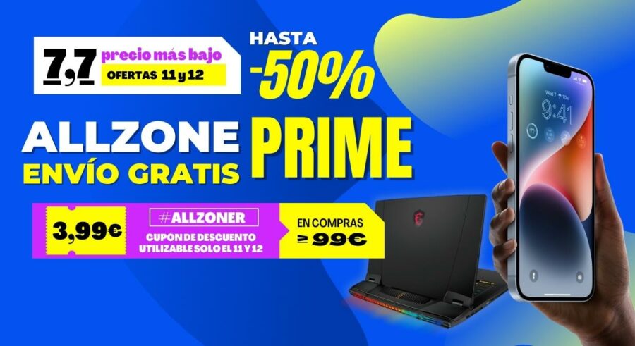Llegan los Allzone Prime days. ¡No te lo pierdas!