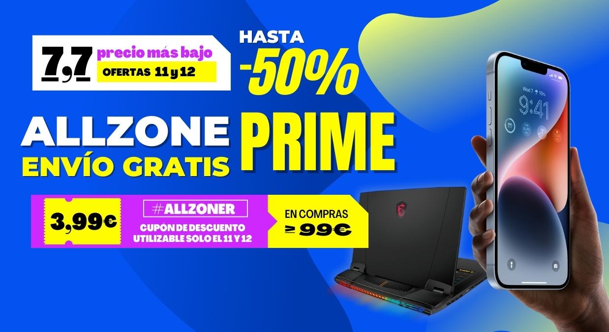 Llegan los Allzone Prime days. ¡No te lo pierdas!