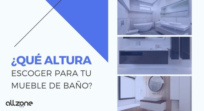 la altura ideal para el lavabo baño