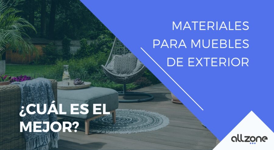 mejor material para muebles de exterior