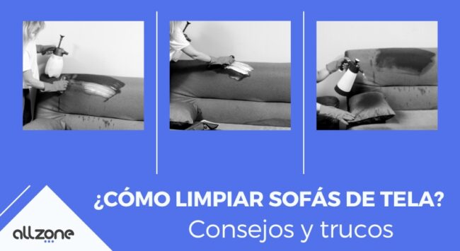 Cómo limpiar sofás de tela: consejos y trucos