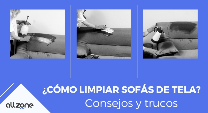 Cómo limpiar sofás de tela: consejos y trucos