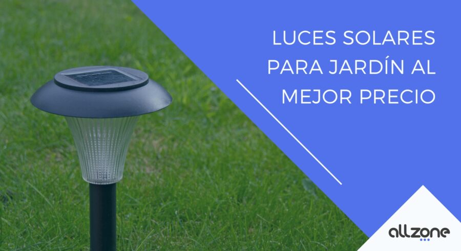 Luces solares para jardín al mejor precio