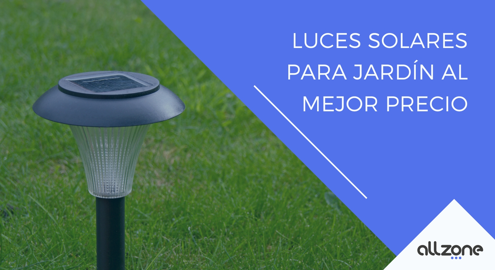 Luces solares para jardín al mejor precio