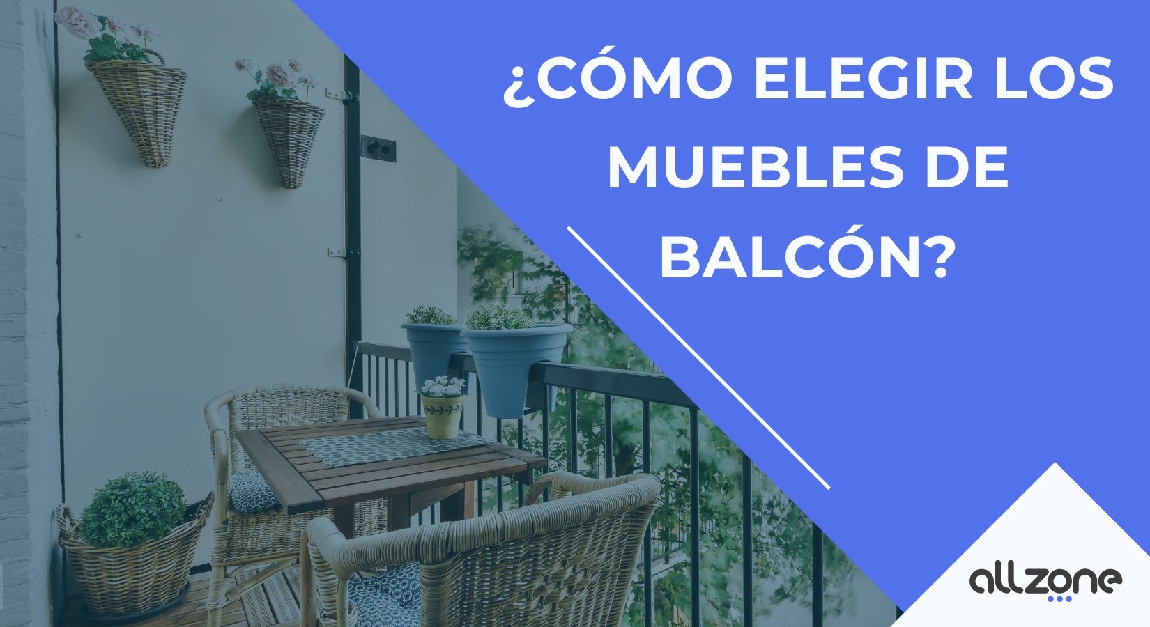 ¿Cómo elegir los muebles de balcón?