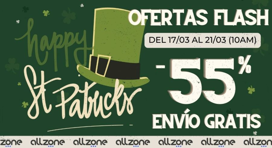 Gana suerte en el HAPPY ST PATRICKS de Allzone