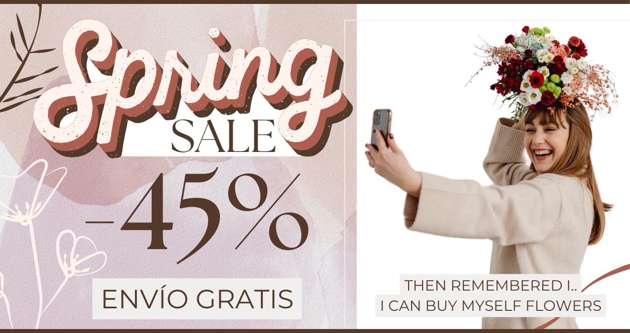 ¡La primavera está en descuento! Aprovecha nuestro SPRING SALE ¡La primavera está en descuento! Aprovecha nuestro SPRING SALE
