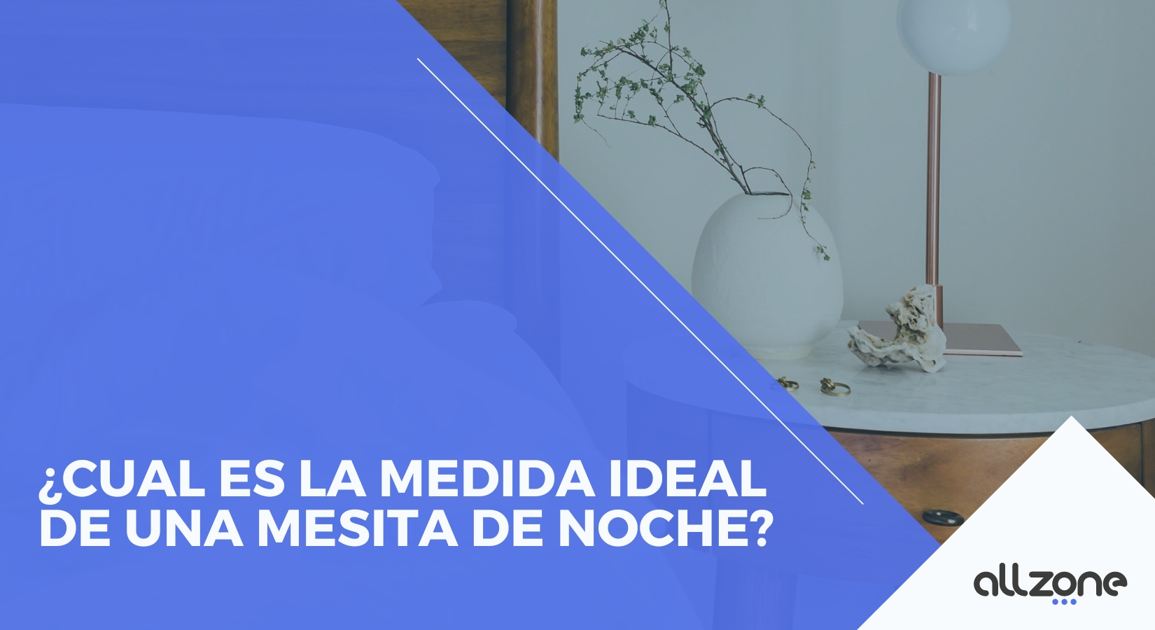 ¿Cuál es la medida ideal de una mesita de noche?