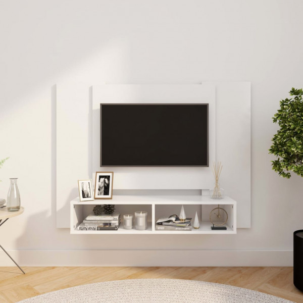 MUEBLE DE TV DE PARED AGLOMERADO BLANCO