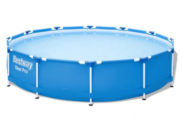Tamaño de una piscina grande circular para tu casa.