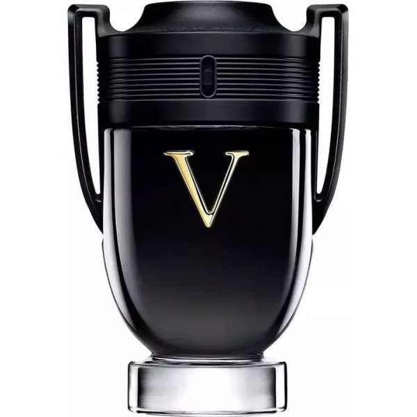Frasco de colonia de Paco Rabanne para hombre. Color negro de Invictus victory de 50ml.