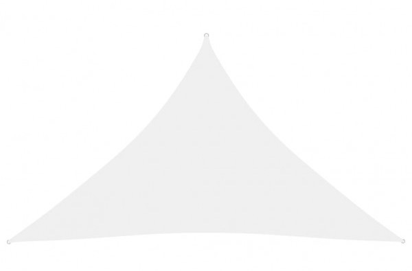 Toldo blanco rectangular.