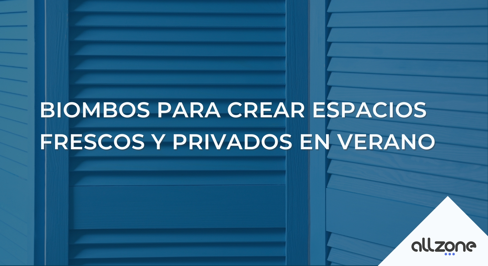 Biombos para crear espacios frescos y privados en verano