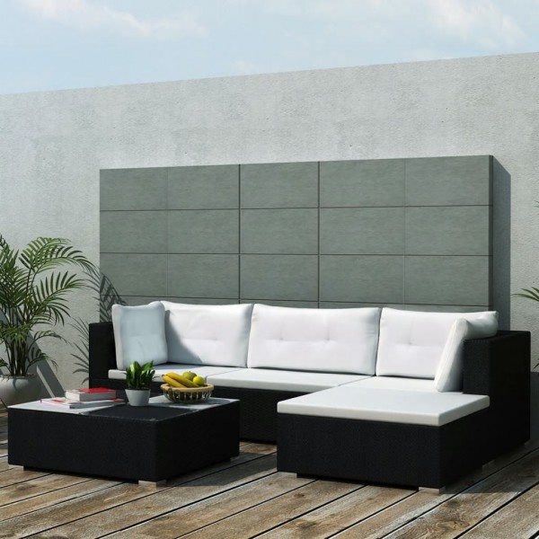 Conjunto de muebles para jardín.