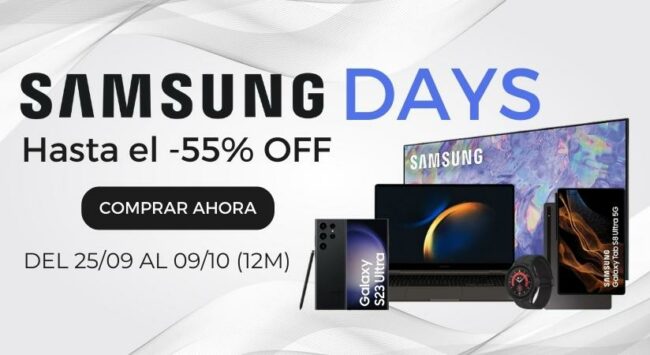 Descuentos de hasta el 55% en los Samsung Days de AllZone
