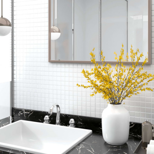 Azulejos de mosaico para baños con encanto