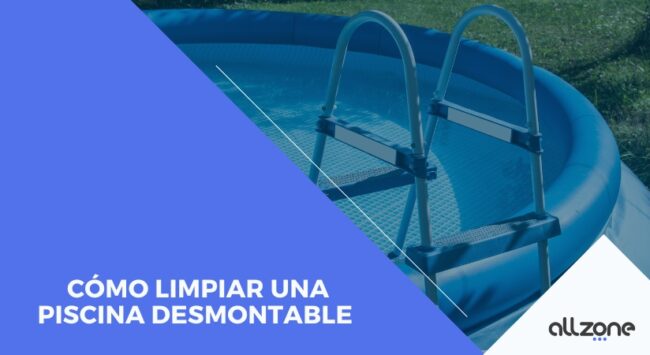 Cómo limpiar una piscina desmontable