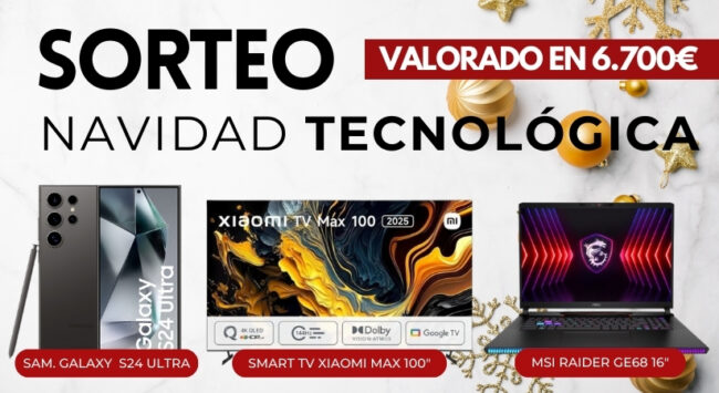 SORTEO NAVIDAD TECNOLÓGICA: Gana tus gadgets soñados