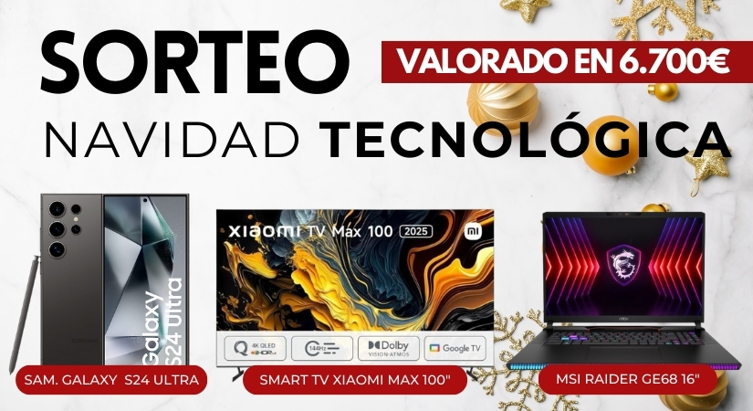SORTEO NAVIDAD TECNOLÓGICA: Gana tus gadgets soñados