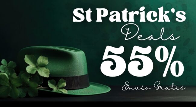 ¡Celebra St Patrick's Day con nuestras Ofertas Flash!