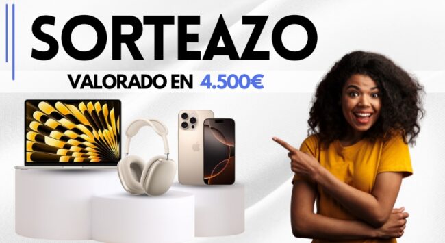Sorteo: ¡Consigue tres productos de Apple gratis!