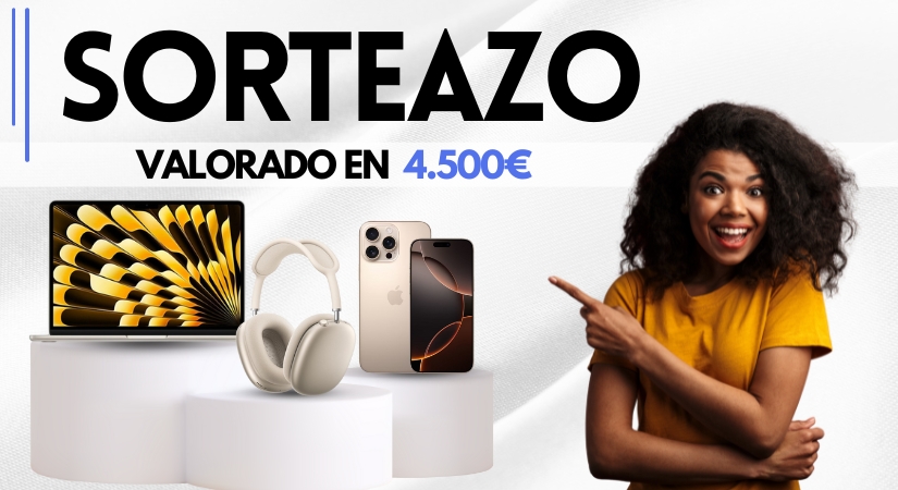 Sorteo: ¡Consigue tres productos de Apple gratis!