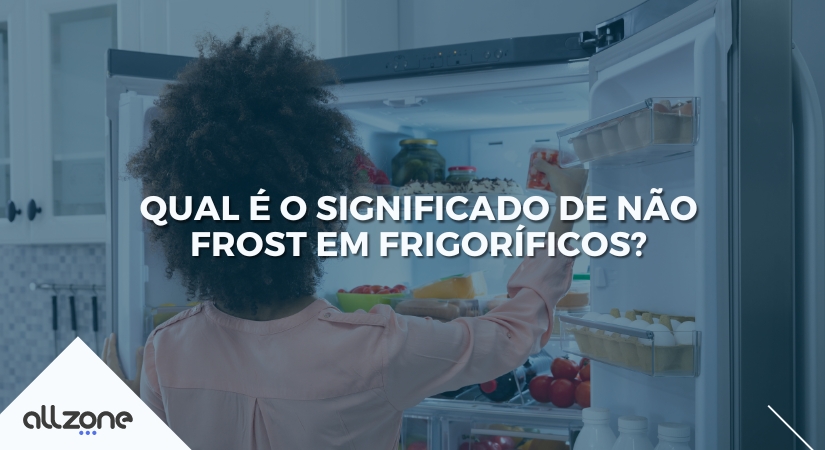 Qual é o significado de não frost em frigoríficos?