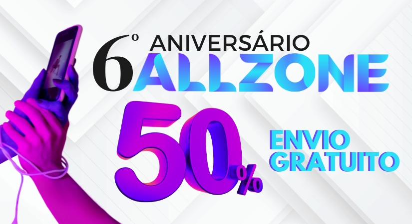 Comemore o 6º aniversário do AllZone com ofertas fantásticas!