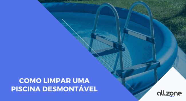 Como limpar uma piscina desmontavél Como limpar uma piscina desmontavél