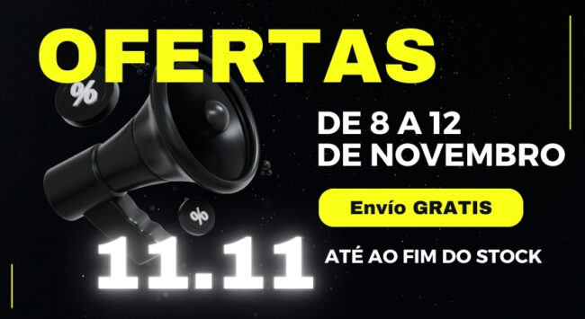 Chegou o 11.11! Descontos incríveis no AllZone