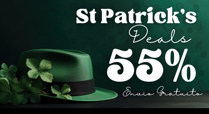 Comemore St Patrick's Day com as nossas Ofertas Flash!