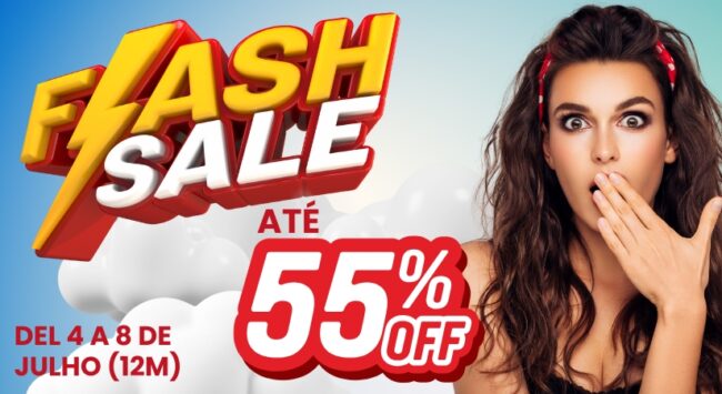 Flash Sale: ¡descontos que voam, preços que surpreendem!