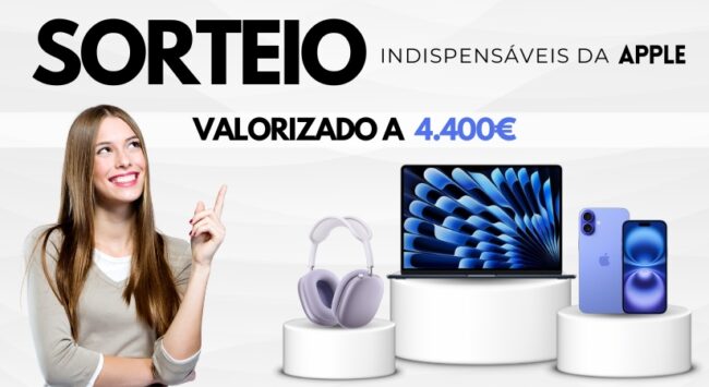 blog.sorteo.agosto ptt Ganhe três produtos Apple grátis!