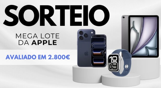 Sorteio Mega Lote da Apple na AllzoneSorteio Mega Lote da Apple na AllzoneSorteio Mega Lote da Apple na Allzone